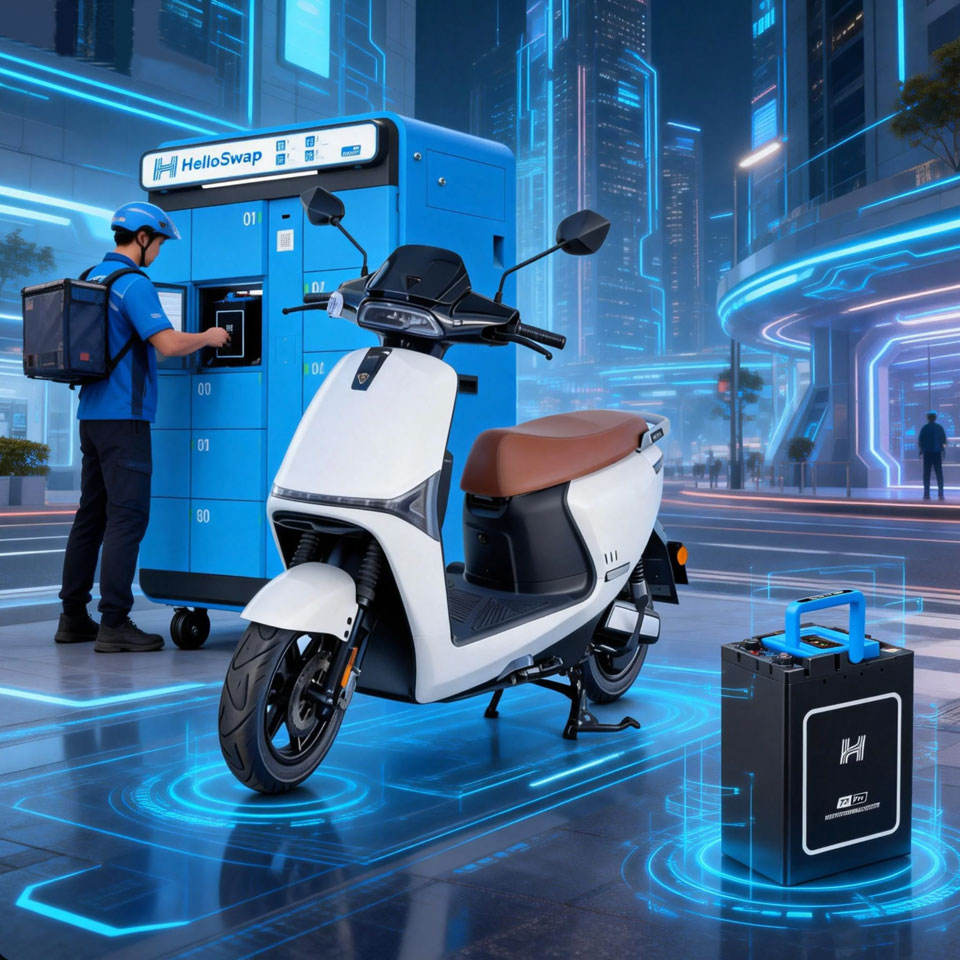 E2W battery swap solution